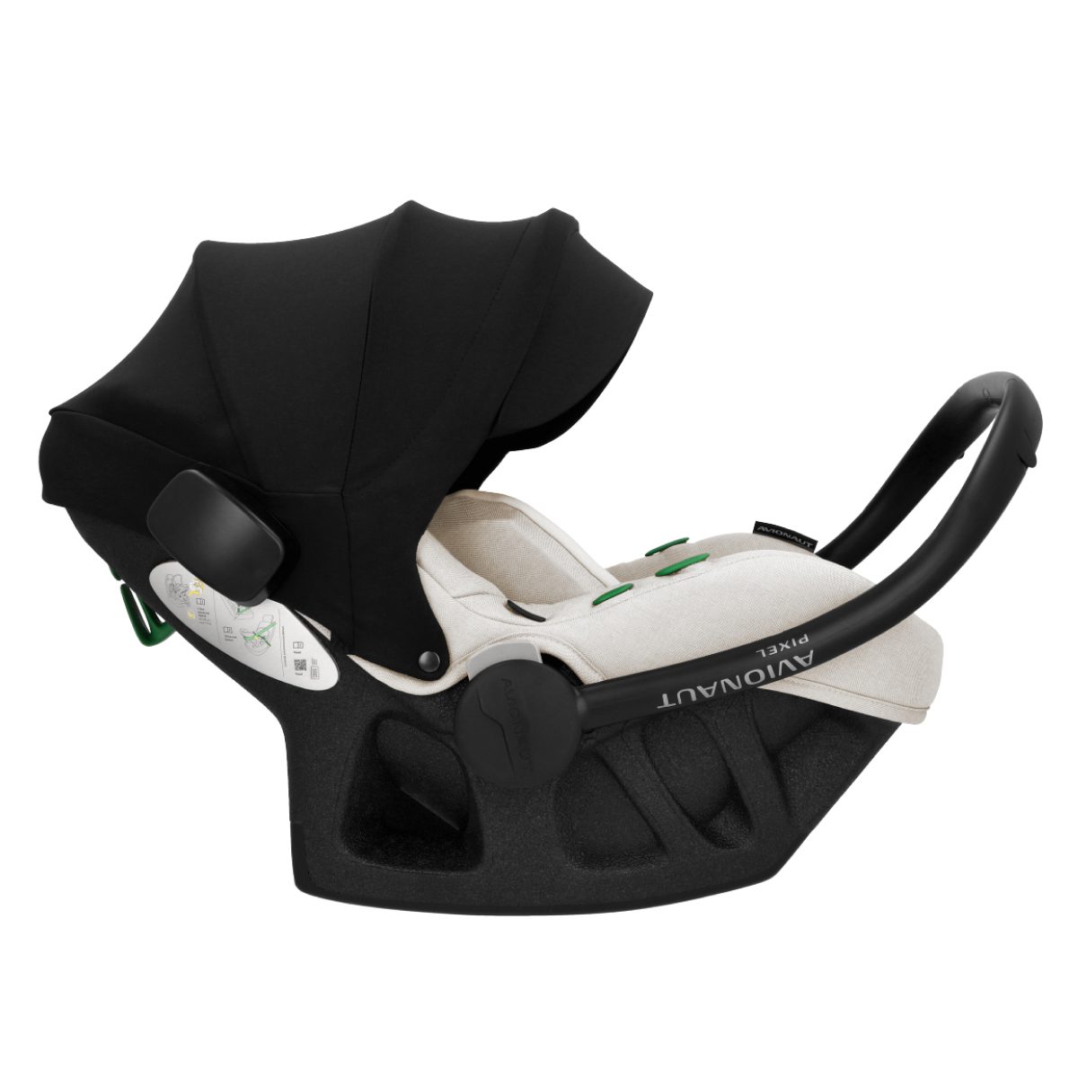 Avionaut Pixel PRO 2.0 C | fotelik samochodowy | 40-86cm | 0-13kg | BEIGE - obrazek 3