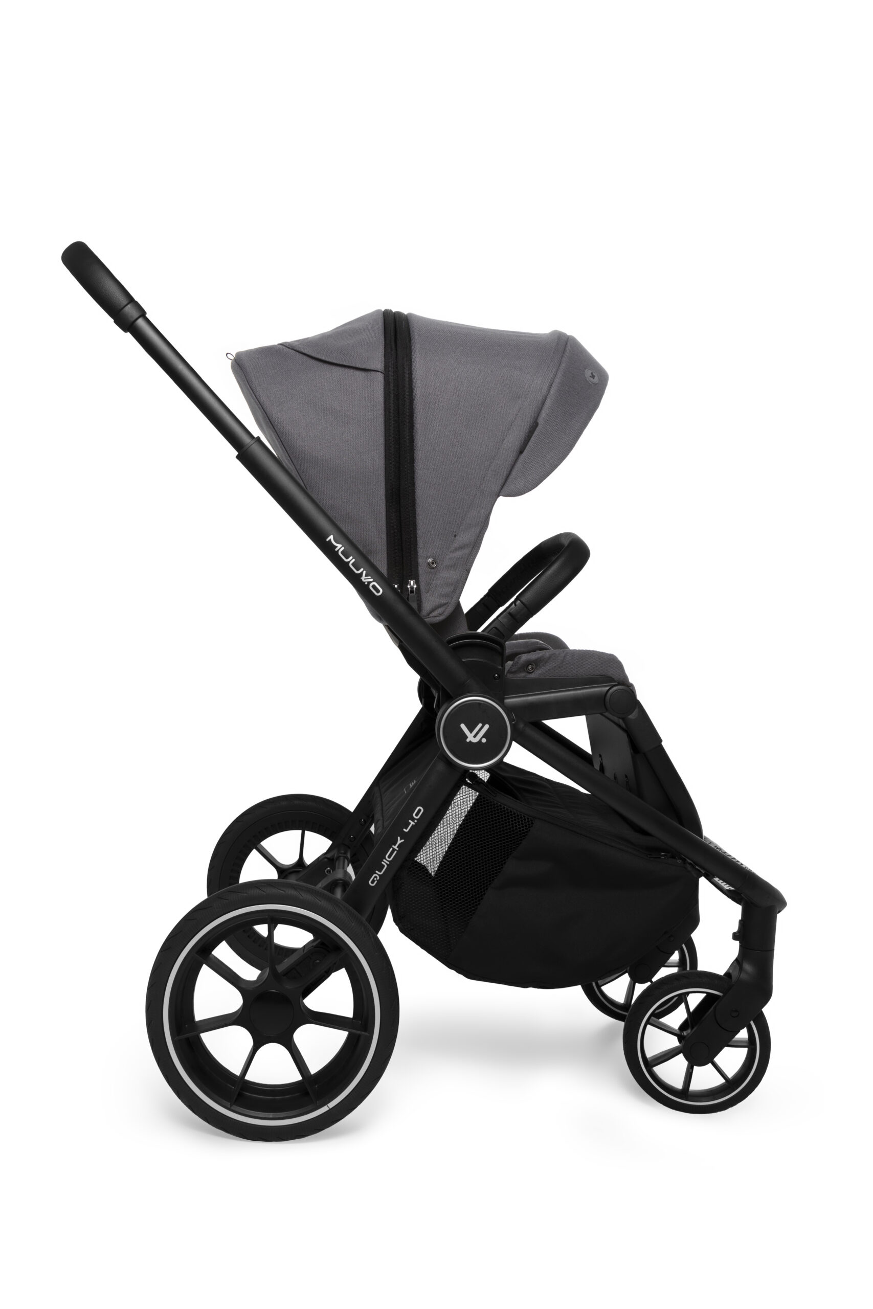 Zestaw 4w1 | Muuvo Quick 4.0 kol. Iron Graphite | Maxi Cosi Pebble 360 PRO 2 | baza obrotowa – wysuwana | - obrazek 3