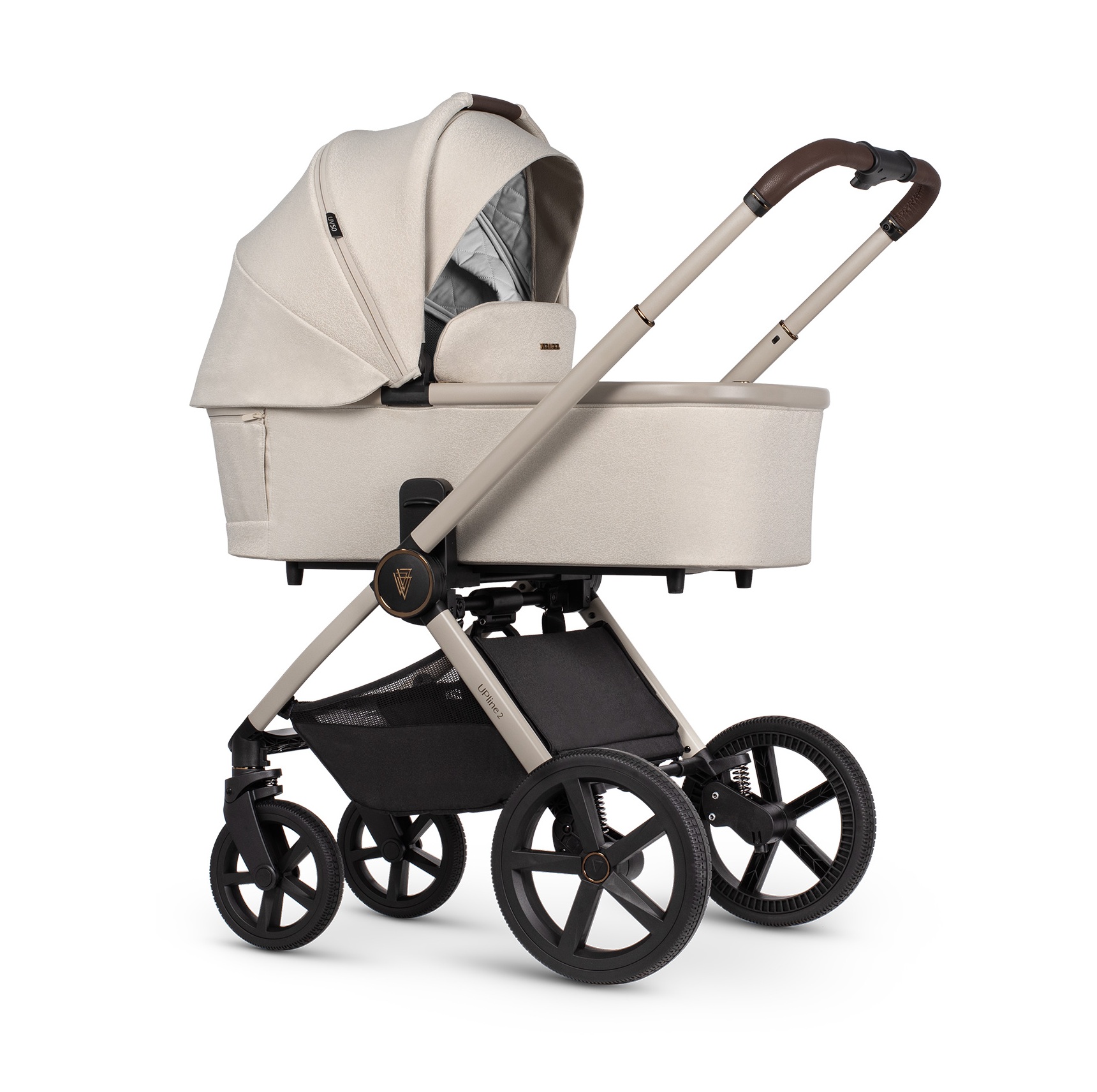 Venicci Upline 2 | wózek wielofunkcyjny | 2w1 | STONE BEIGE