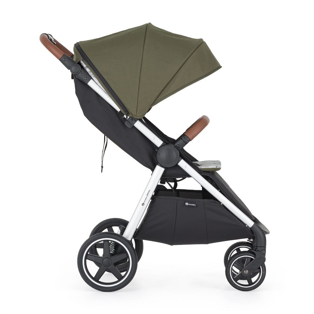 Petite&Mars ROYAL 3 | Wózek spacerowy + Torba | Mature Olive Silver - obrazek 4