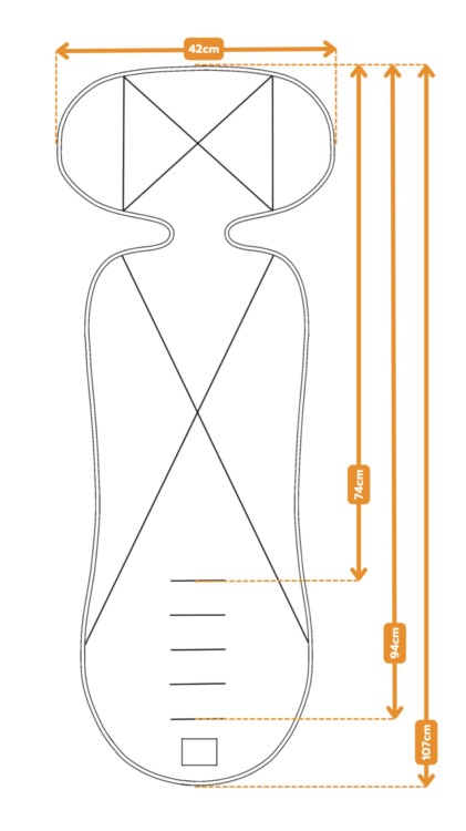 Wkładka do fotelika SIMPLE WOOL | G2 Very Merry 2.0 | FUKSJA | - obrazek 3