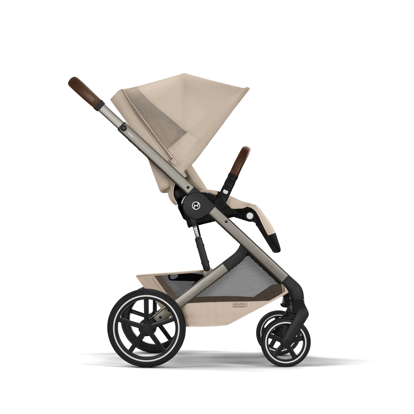 Cybex Balios S Lux Almond Beige | 3w1 | Cloud G3 + adaptery - obrazek 6