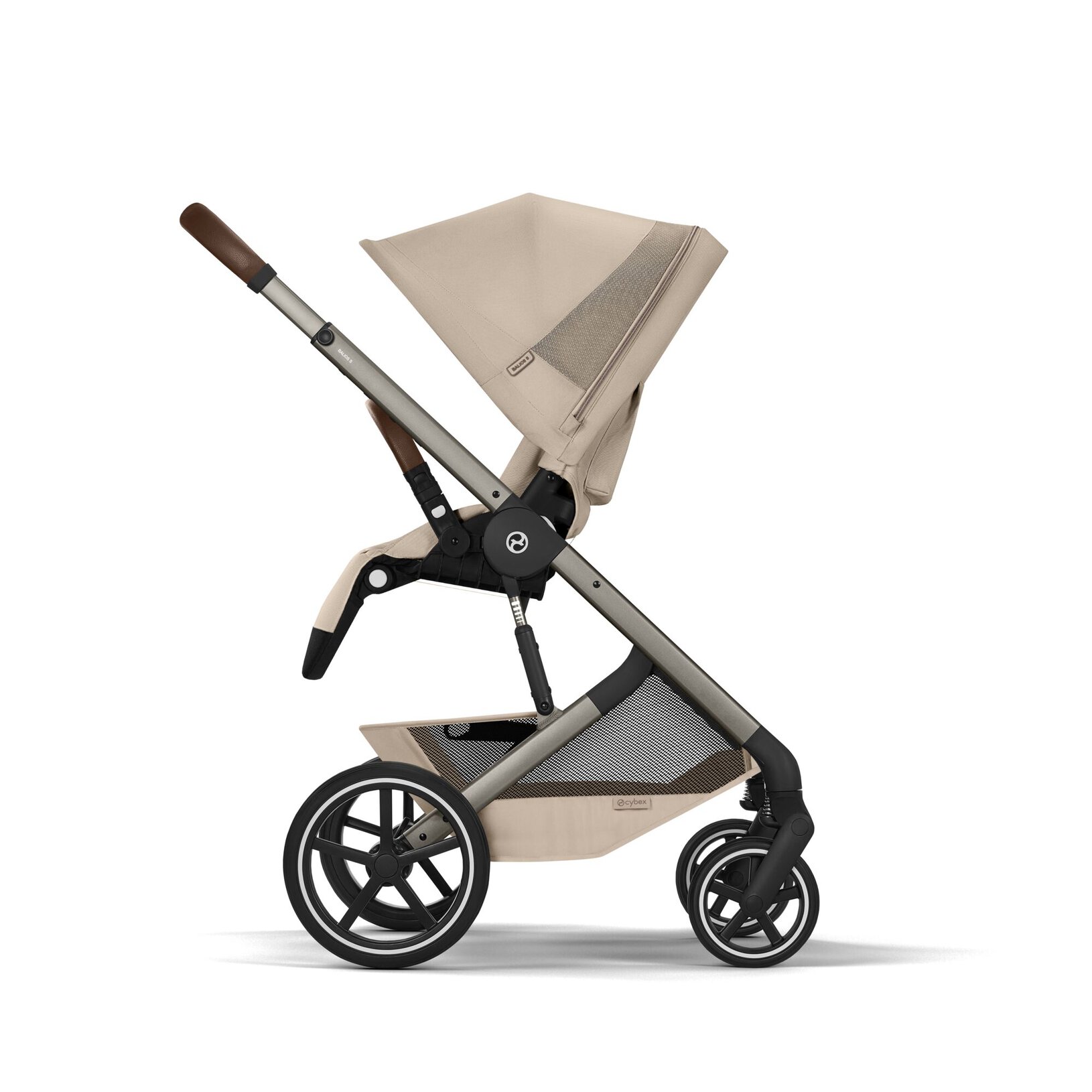 Cybex Balios S Lux Almond Beige | 3w1 | Cloud G3 + adaptery - obrazek 5