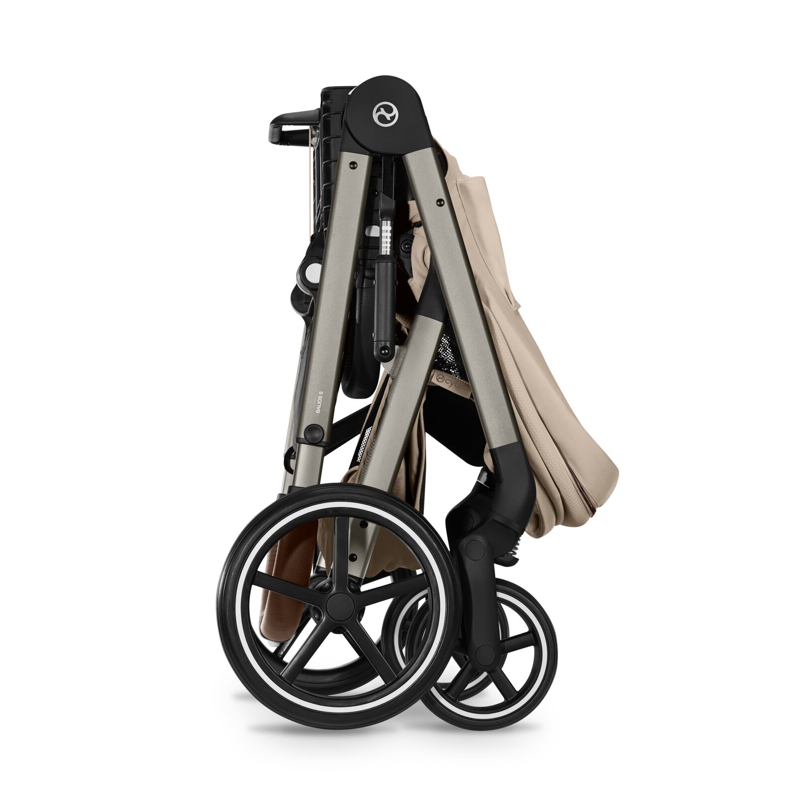 Cybex Balios S Lux Almond Beige | 3w1 | Cloud G3 + adaptery - obrazek 7