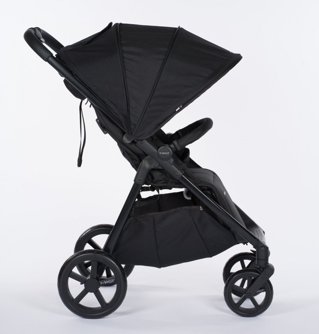 MAST M.4 mini | Wózek spacerowy | Onyx | koła Light - obrazek 2