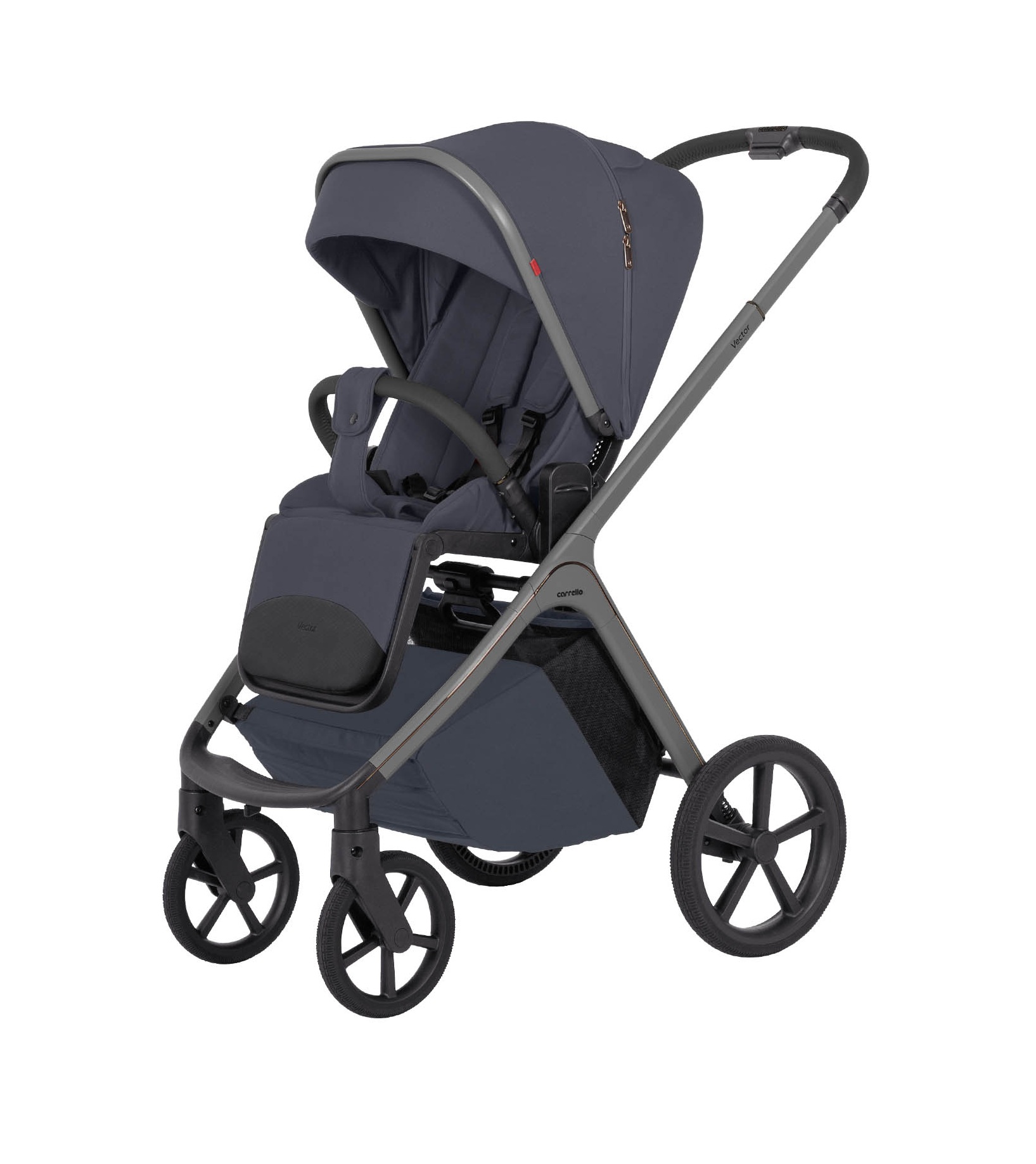 Carrello Vector CRL-6550 | wózek wielofunkcyjny 2w1 | kol. Plum Grey | - obrazek 2