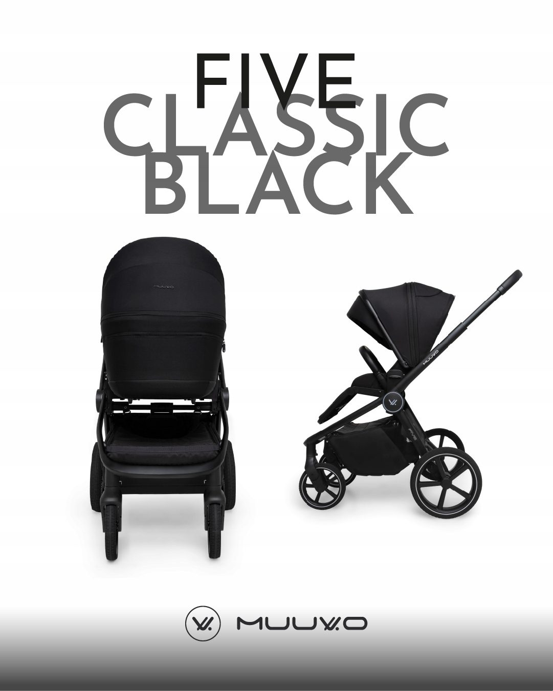 Muuvo Five kol. Classic Black | Zestaw 4w1 | Avionaut Pixel 3 | baza obrotowa IQ Orbit | - obrazek 5
