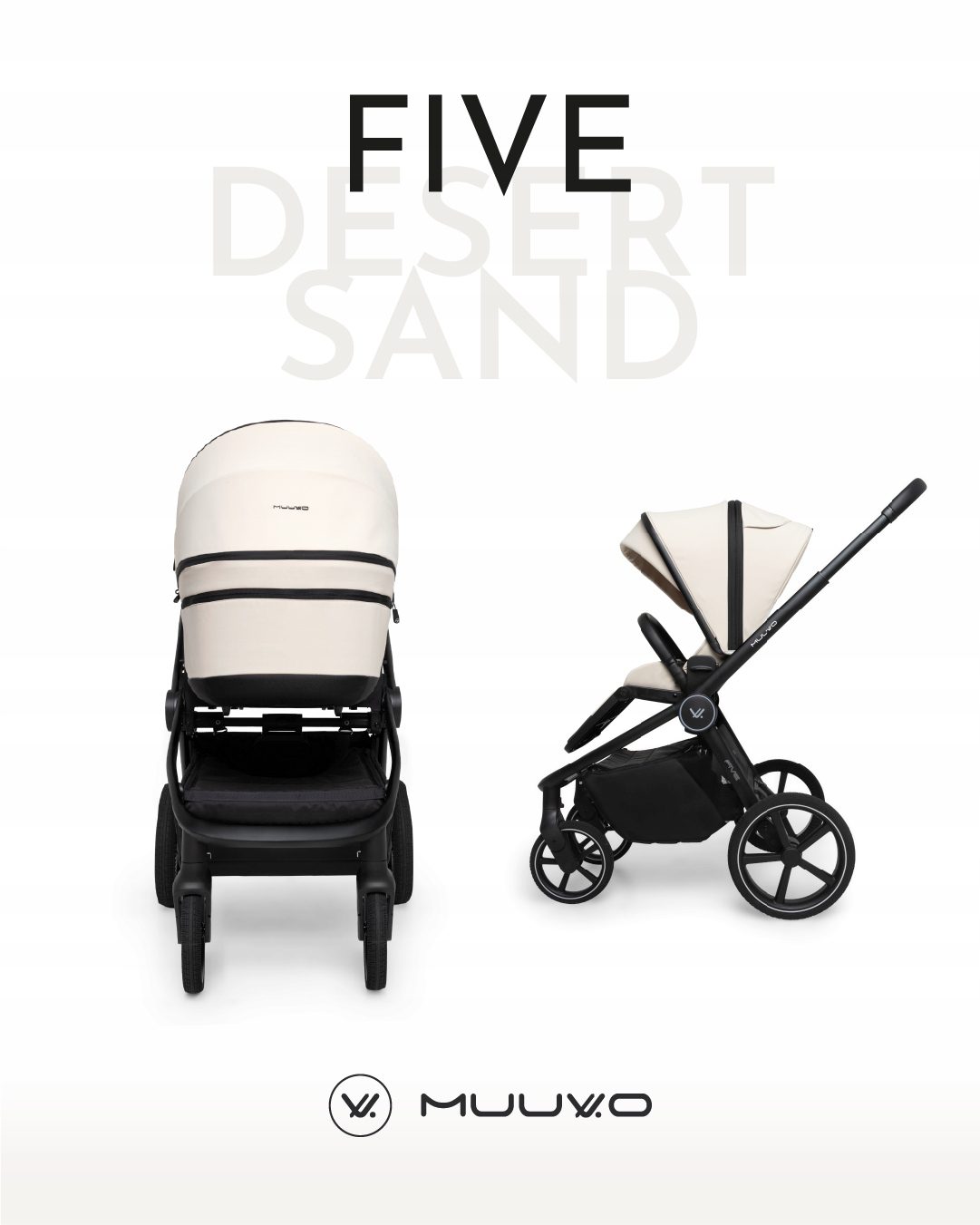 Muuvo Five kol. Desert Sand | Zestaw 4w1 | Maxi Cosi Pebble Slide Pro | baza obrotowa wysuwana FamilyFix Slide Pro | - obrazek 4