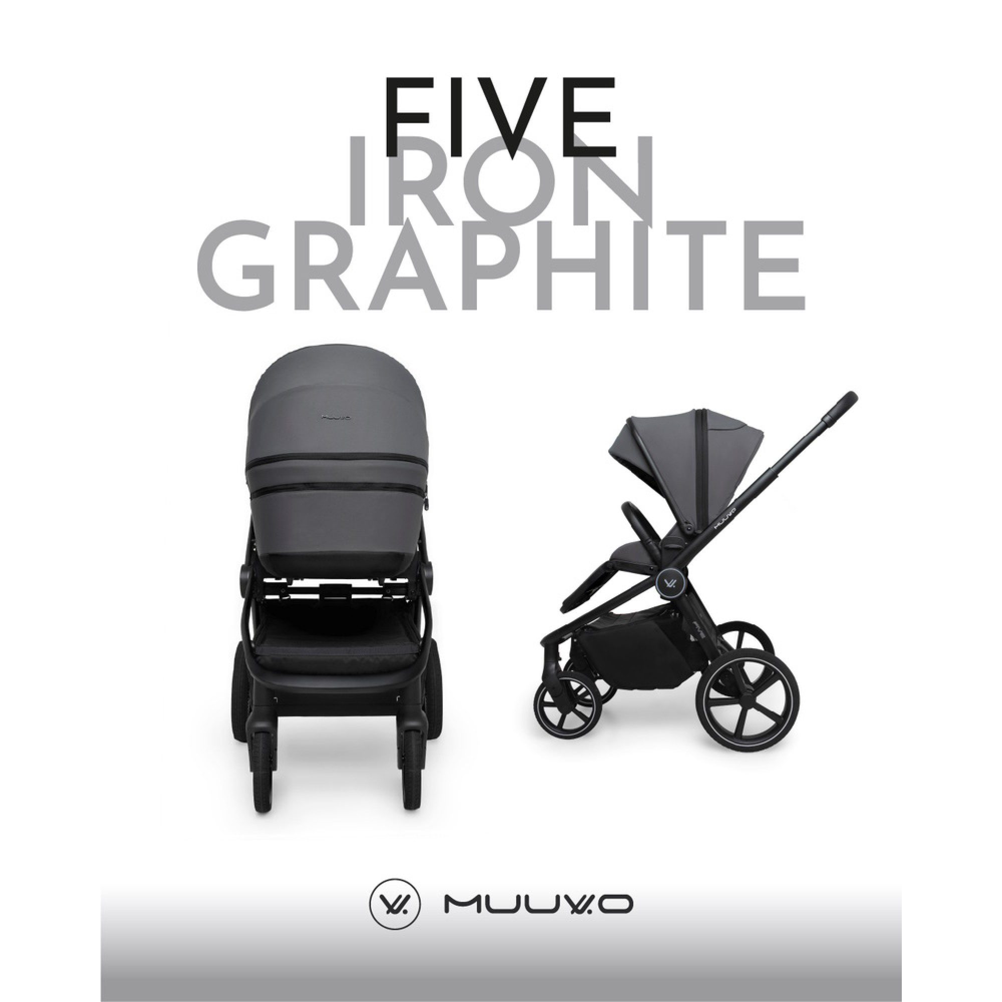 Muuvo Five kol. Iron Graphite | Zestaw 4w1 | Avionaut Pixel 3 | baza obrotowa IQ Orbit | - obrazek 4