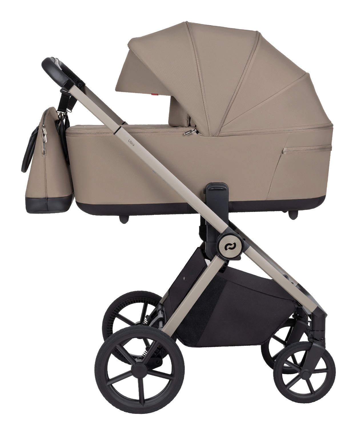 Carrello Ultra F CRL-6557 | wózek wielofunkcyjny 2w1 ze składaną gondolą | kol. Vintage Beige | - obrazek 4