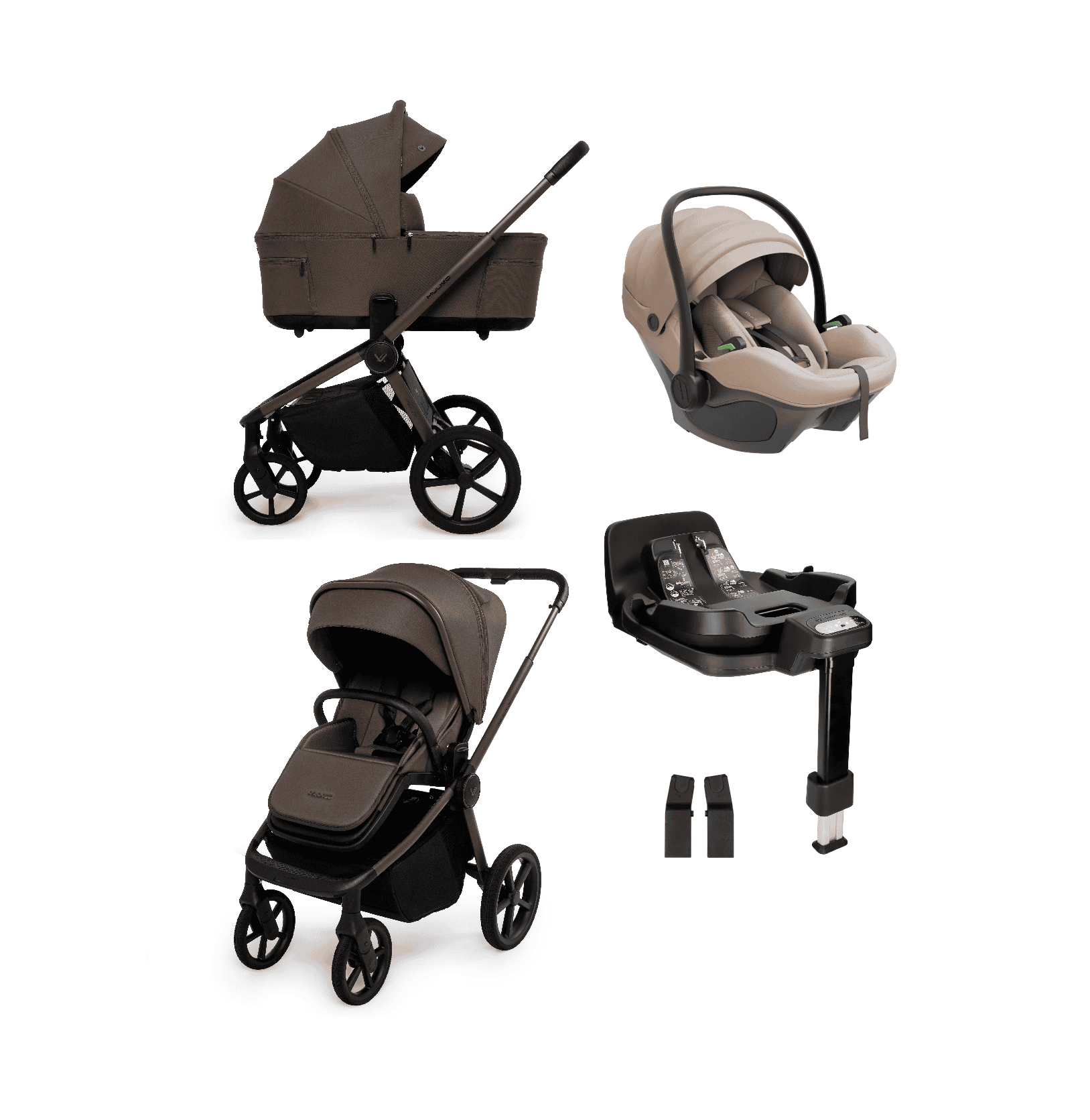 Zestaw 4w1 | Muuvo Fold kol. Dark Chocolate