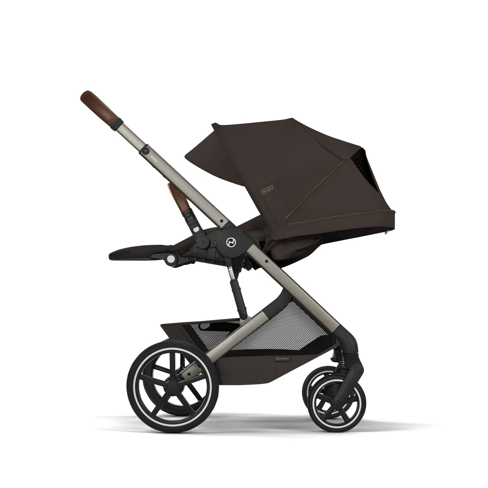 Cybex Balios S LUX 2026 | wózek wielofunkcyjny 2w1 ze skladaną gondolą | Chocolate Brown | - obrazek 8