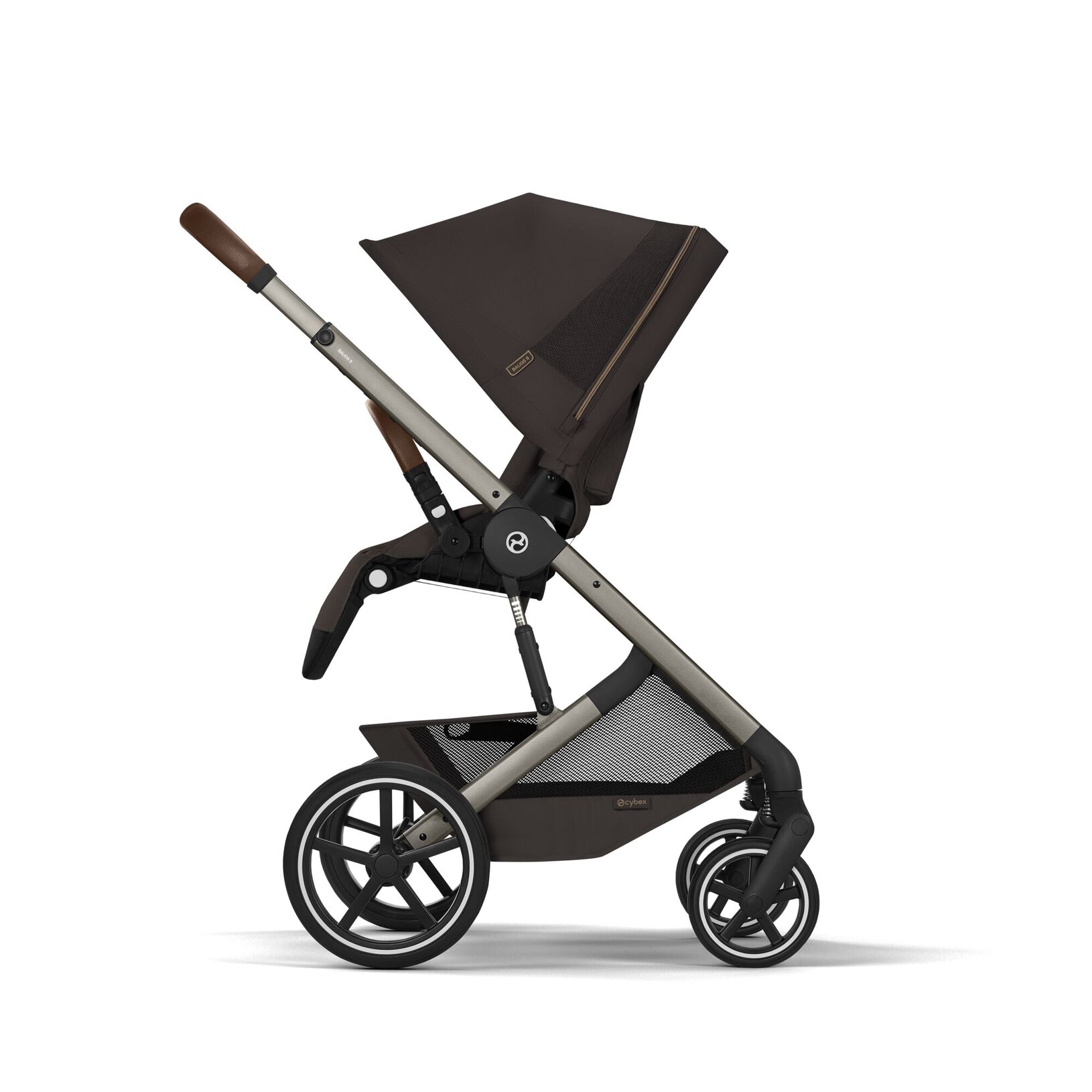 Cybex Balios S LUX 2026 | wózek wielofunkcyjny 2w1 ze skladaną gondolą | Chocolate Brown | - obrazek 9