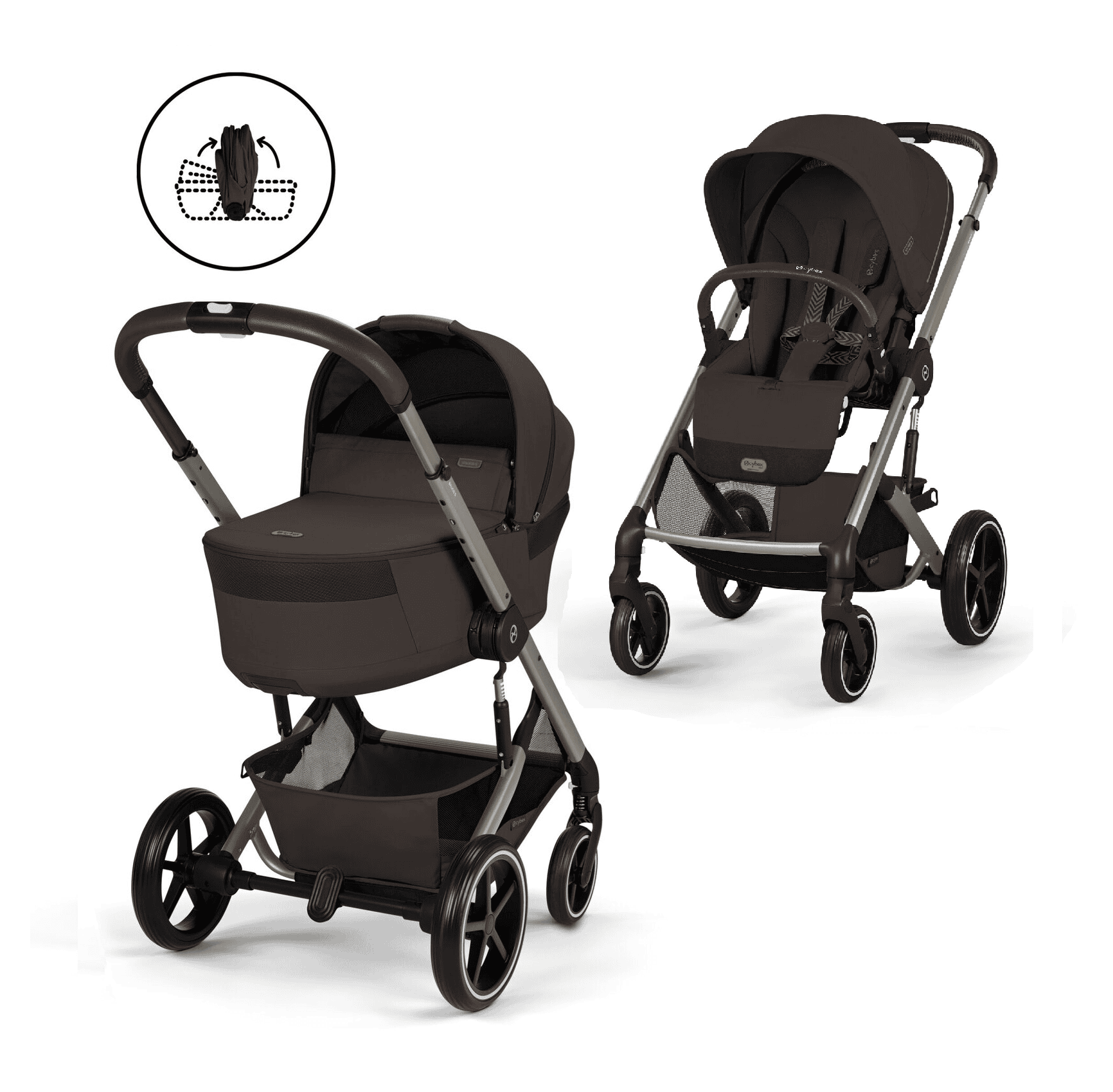 Zestaw 2w1 Cybex Balios S Lux 2026 ze składaną gondolą
