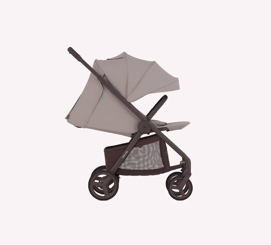Anex Ride | lekki wózek spacerowy z amortyzacją do 22kg | Chrome - obrazek 3