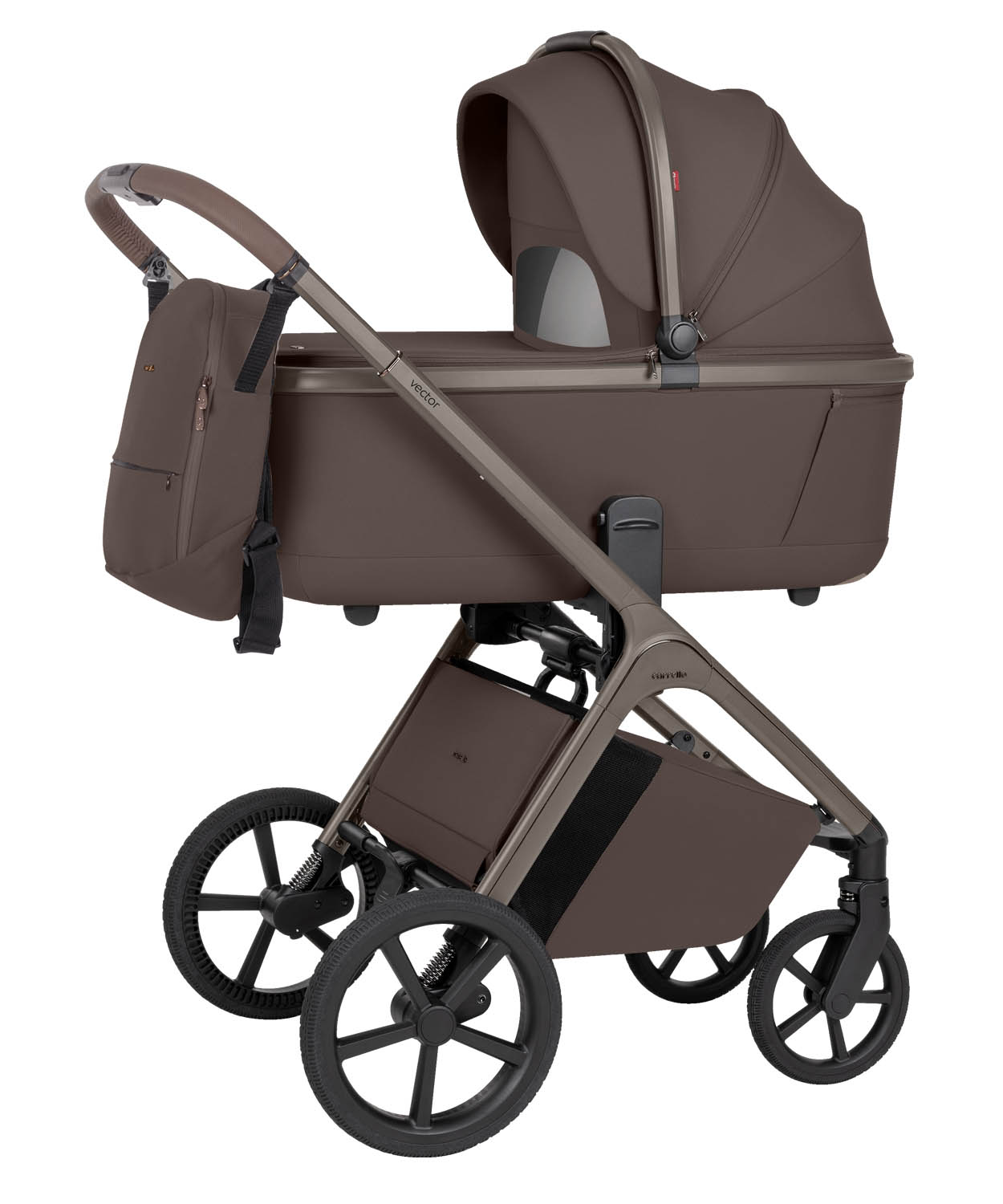 Carrello Vector CRL-6553 | wózek wielofunkcyjny 2w1 | kol. Coffee Beige | - obrazek 3