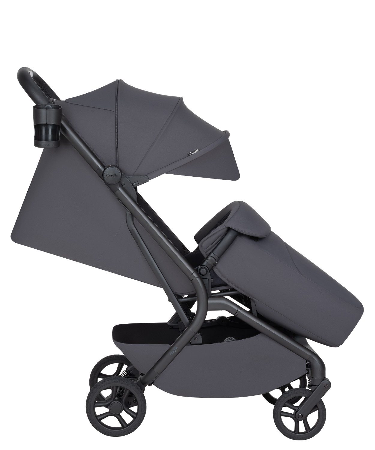 Carrello Magia 2.0 | lekki, kompaktowy wózek spacerowy | Elm Grey - obrazek 3
