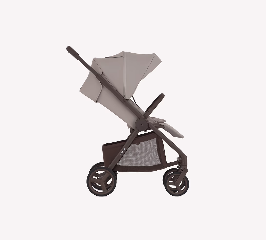 Anex Ride | lekki wózek spacerowy z amortyzacją do 22kg | Chrome - obrazek 2